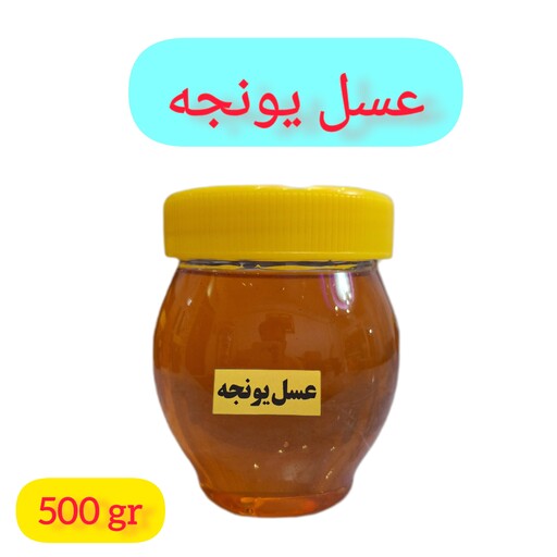 عسل طبیعی  یونجه(وزن نیم کیلو گرم)خرید مستقیم  از زنبوردار 