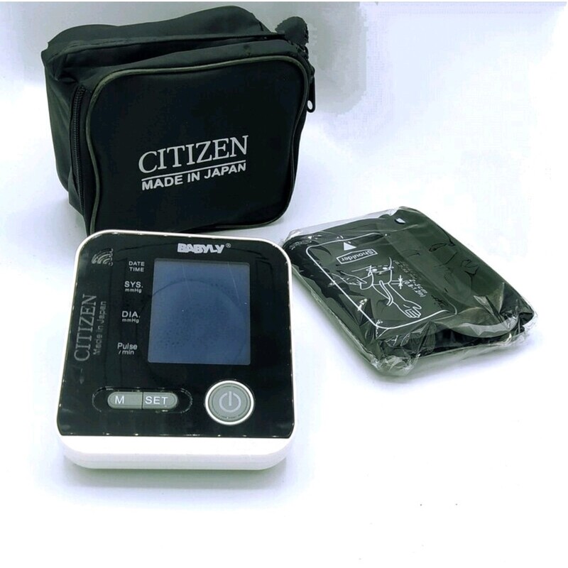 دستگاه فشار خون دیجیتالی سخنگو مارک سی تی زن اصل ژاپن دارای صفحه نمایشگر اعداد سنجش فشار به صورت هوشمند 
