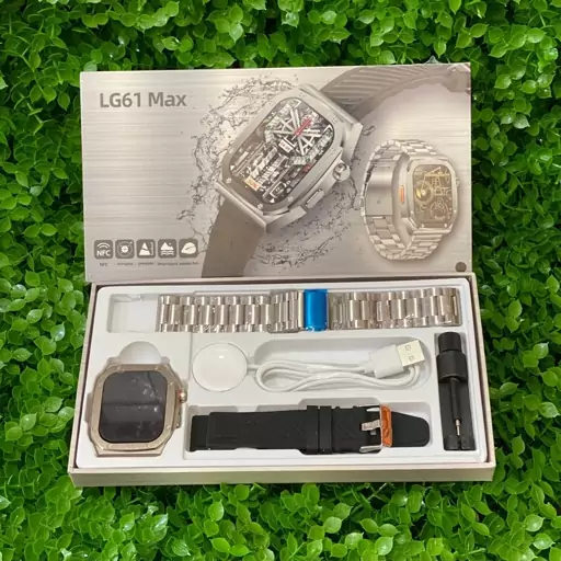 ساعت هوشمند مدل  LG61Ultra Max SMART WATCH  تمام ضد ضربه ضد آب