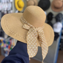 کلاه ساحلی پاپیون توپ توپی زنانه