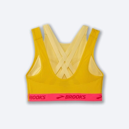 نیم تنه ورزشی زنانه بروکس اورجینال برند آمریکایی مدل Brooks Drive Mesh Run Bra کد1