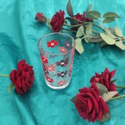لیوان فله شهد چاپی گل