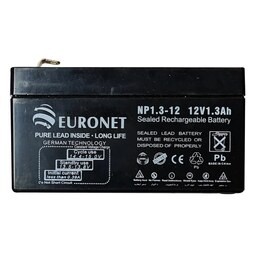 باتری یو پی اس 12 ولت 1.3 آمپر یورونت مدل NP1.3-12