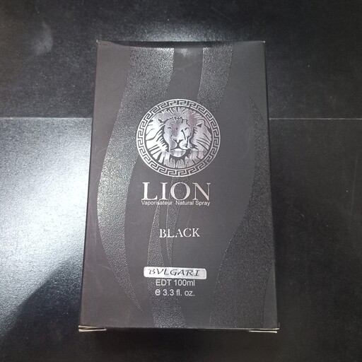 ادکلن مردانه 100 میل Lion black اسانس جوپ قرمز ساخت فرانسه