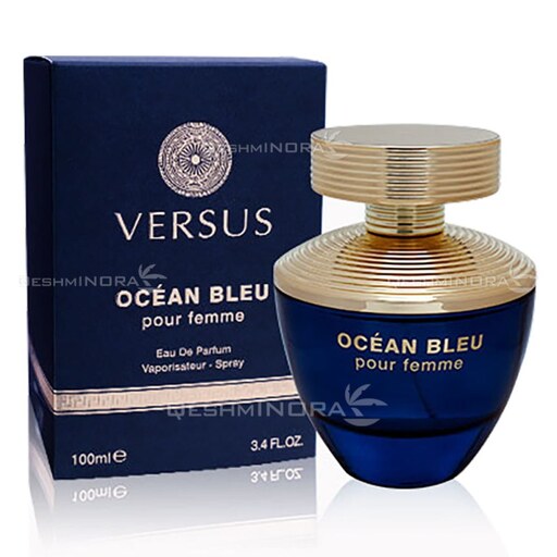 ادکلن ورساچه دایلان بلو زنانه OCEAN BLUE حجم 100 میل شرکت فرگرانس