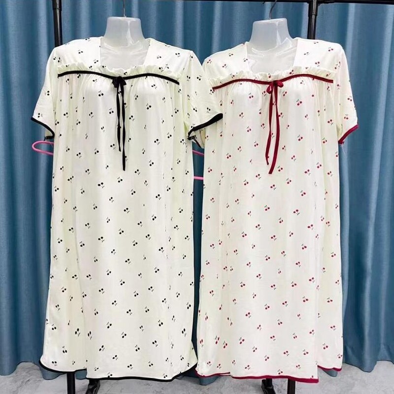 پیراهن زنانه آستین کوتاه یقه چین دار فری سایز از 36 الی 46 کد 1 (belorin )