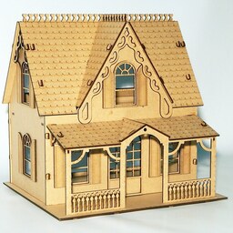 پازل چوبی سه بعدی خانه-کد 210