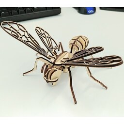 پازل چوبی سه بعدی زنبور-کد 11