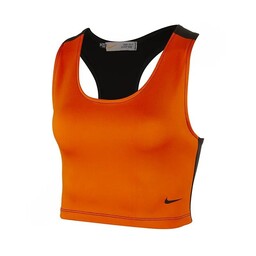 نیم تنه ورزشی زنانه بدن سازی طرح نایک Just Do it 1121 ( نارنجی )