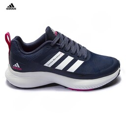 کفش ورزشی زنانه رانینگ آدیداس ( adidas ) مدل 335689 - 1326 ( سرمه ای - سفید )