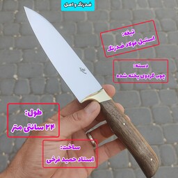 چاقوی همه کاره سفارشی اصل و ضدزنگ آشپزخانه قصابی استاد فرخی زنجان دکترچاقو