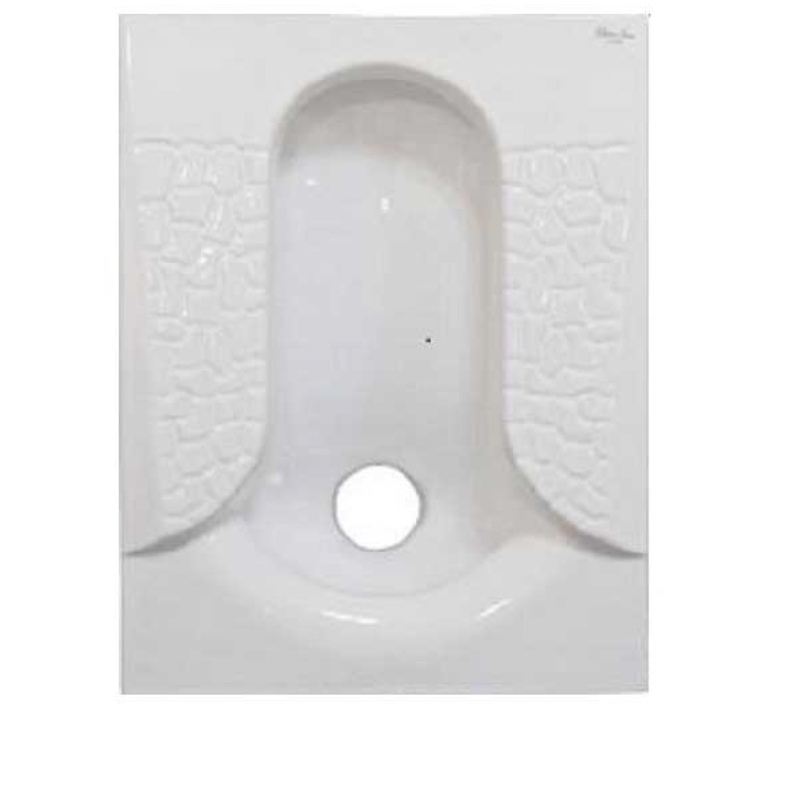 کاسه توالت گاتریا مدل تیتان کوچک مرمری سفید  (پس کرایه)