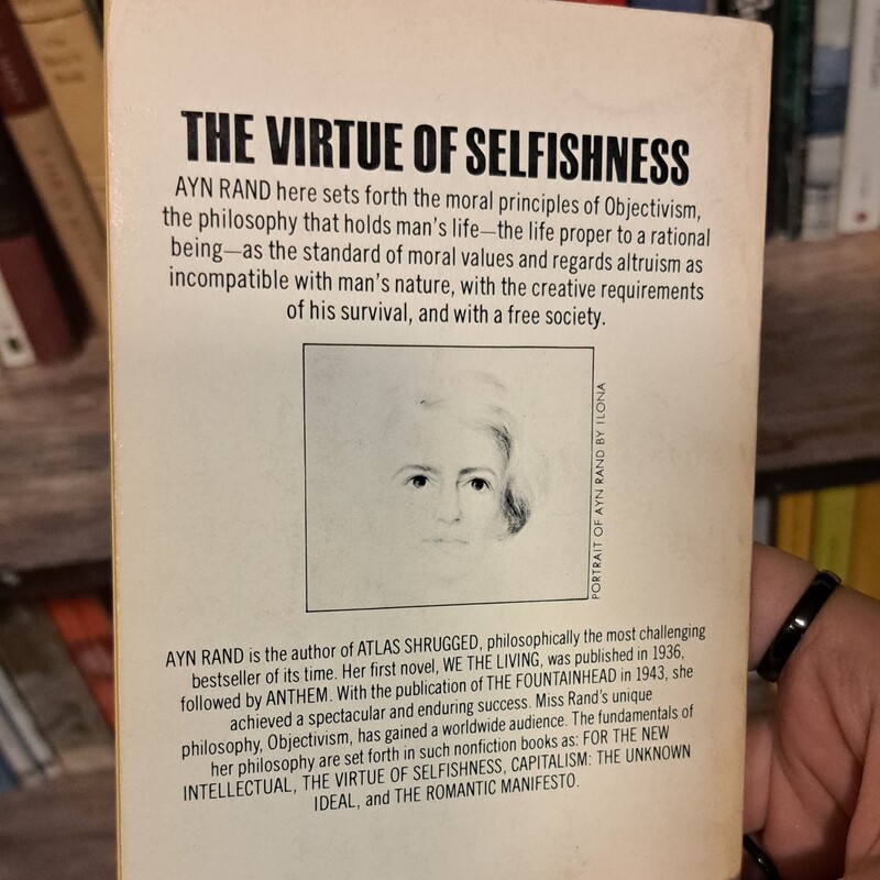 کتاب زبان اصلی The Virtue Of Selfishness By Ayn Rand اورجینال زبان انگلیسی 