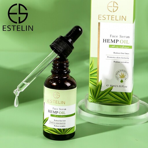 سرم صورت روغن شاهدانه ضدپیری قوی استلین ( همپ hemp )30میل ESTELIN Face Serum Hemp Oil