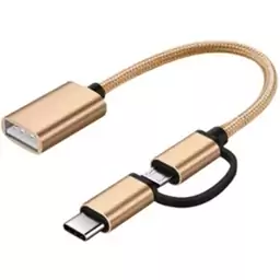 OTG دوکاره تبدیل تایپ سی و میکرو به USB3.0 