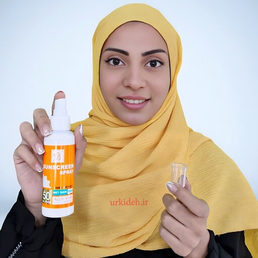 اسپری ضد افتاب spf 50 مای ، اسپری ضد آفتاب مای spf 50 مدل Smart Defence حجم 100 میل