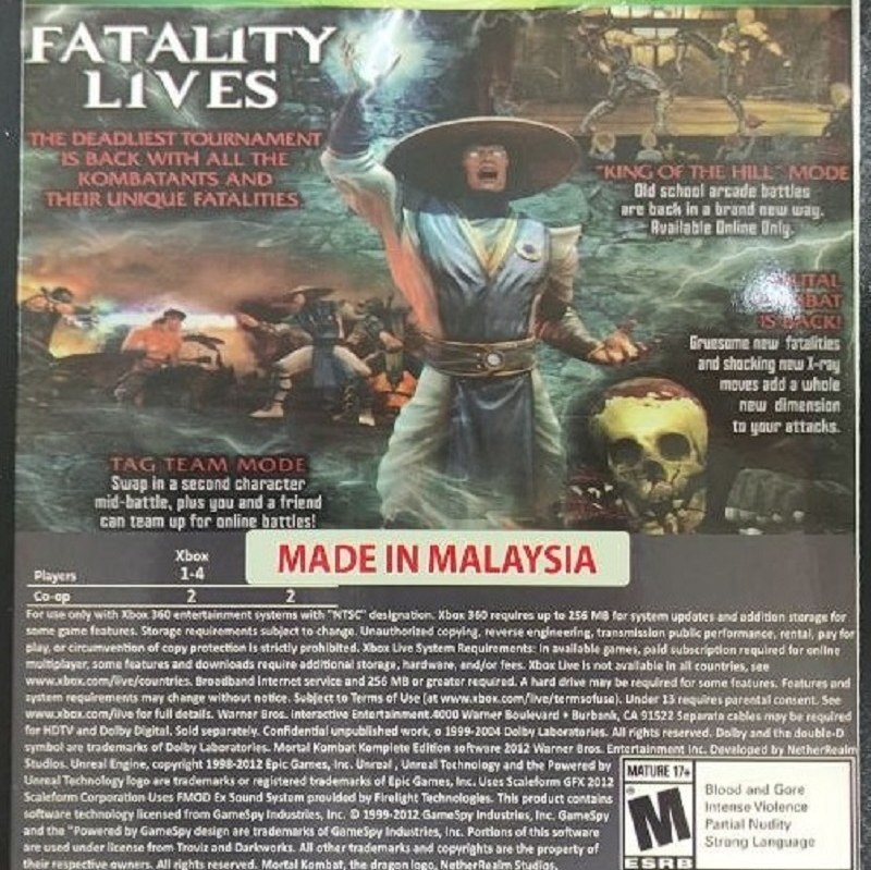 بازی ایکس باکس 360 Mortal Kombat