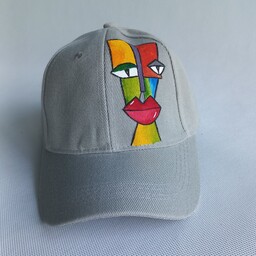 کلاه کتان طراحی هنر دست از هر طرح فقط یک عدپ