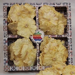 میوه خشک آناناس طبیعی 100 گرمی با کیفیت عالی و قیمت مناسب و بسته بندی لاکچری 