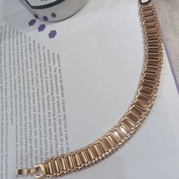 دستبند زنانه برند ژوپینگ اسپرت رنگ ثابت طرح طلا  ارسال رایگان دوام رنگ تا ابد