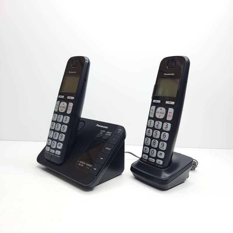 تلفن بی سیم پاناسونیک مدل KX-TGE431 دو گوشی بدون کارتن
