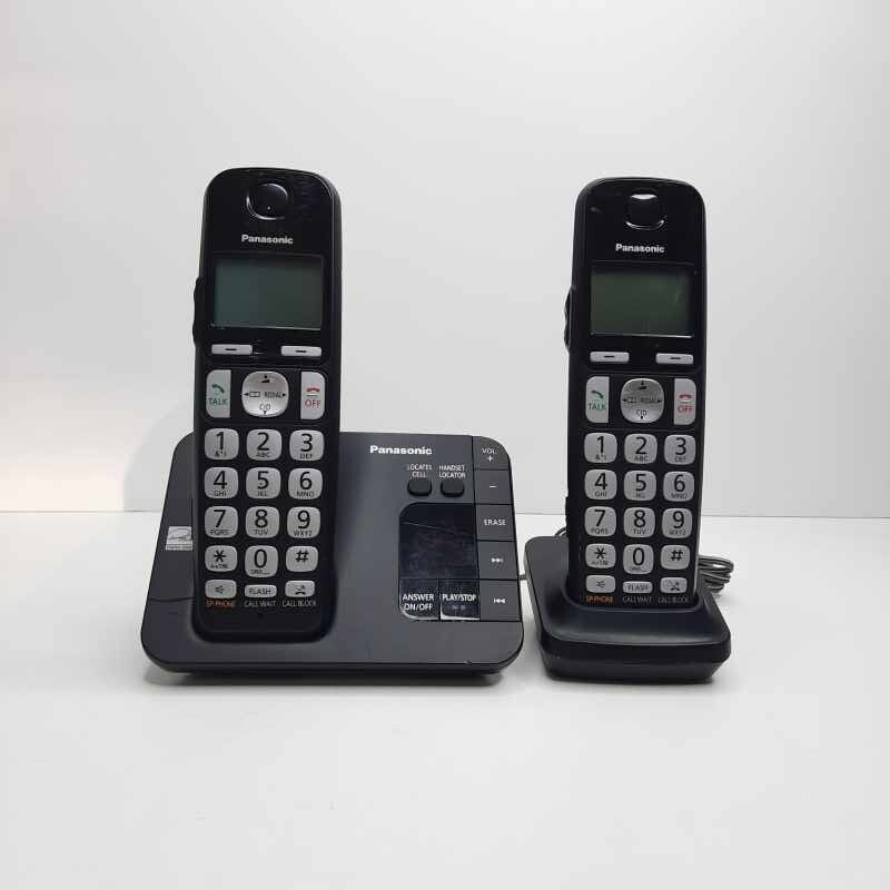 تلفن بی سیم پاناسونیک مدل KX-TGE431 دو گوشی بدون کارتن
