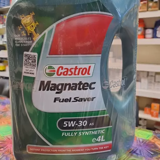 روغن موتور کاسترول CASTROL چهار لیتری 5w30 با کیفیت SN