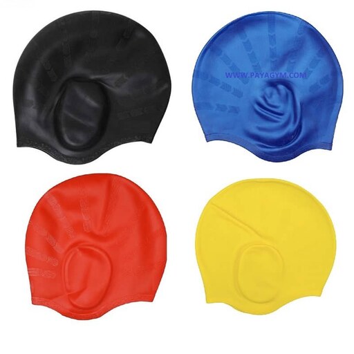 کلاه شنا مدل گوش دار swimming cap 