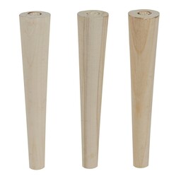پایه مخروطی چوبی 35 سانتی قطر 4 مخصوص جلو مبلی و استند گل 