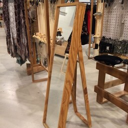 آینه قدی اتاق کودک چوبی پایه دار 