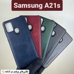 کاور  چرمی  سامسونگ Samsung A21S قاب گوشی  a21s گارد  A21s و A 21s بک کاور  آ 21 اس (ارسال رایگان)