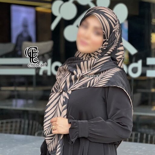 روسری مجلسی زنانه نخی طرح خوشه 