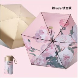 چتر زنانه طرح گل از جنس وینتیل