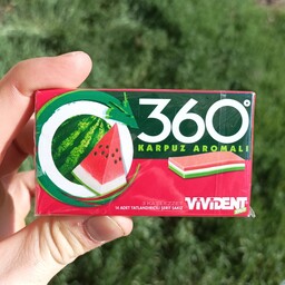 آدامس ویویدنت سه لایه 360 با طعم هندوانه بدون شکر