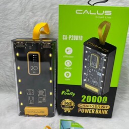 پاوربانک کلوس 20000 شفاف برند calus مدل ca-p200yd