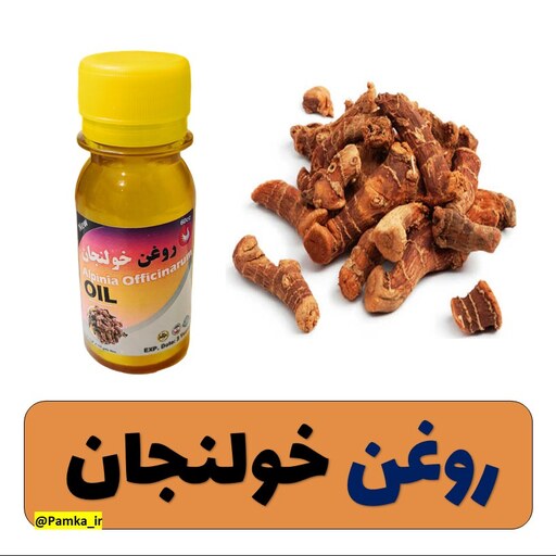 روغن خولنجان  کیفیت عالی 60 سی سی - روغن قولنجان گیاهی