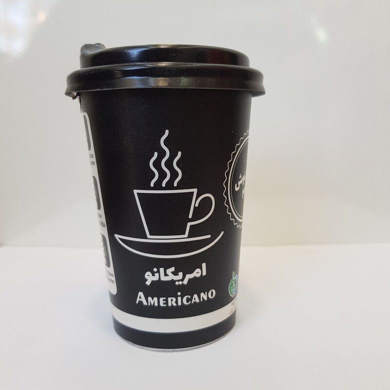 قهوه امریکانو داخل لیوان