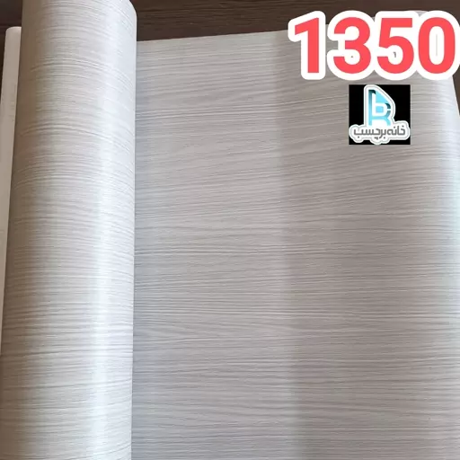 برچسب کابینت طرح چوب برجسته سبز طوسی ضخیم کد 1350