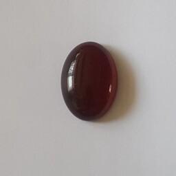 سنگ سنتزی یاقوت سرخ تزیینی برای انگشتر و گردنبند سایز 2.5 سانت