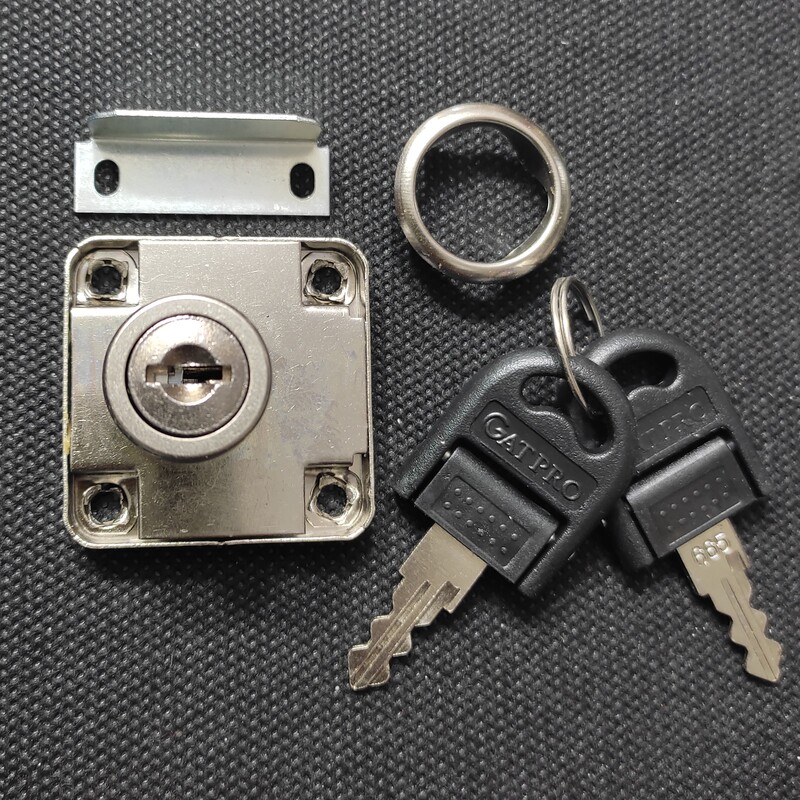 قفل مربعی مخصوص درب mdf  .قفل کمد .