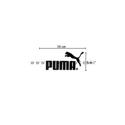 برچسب حرارتی لباس مدل  puma