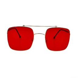 عینک آفتابی اسپرت زنانه و مردانه مدل مربع مارک چنل رنگ قرمز 