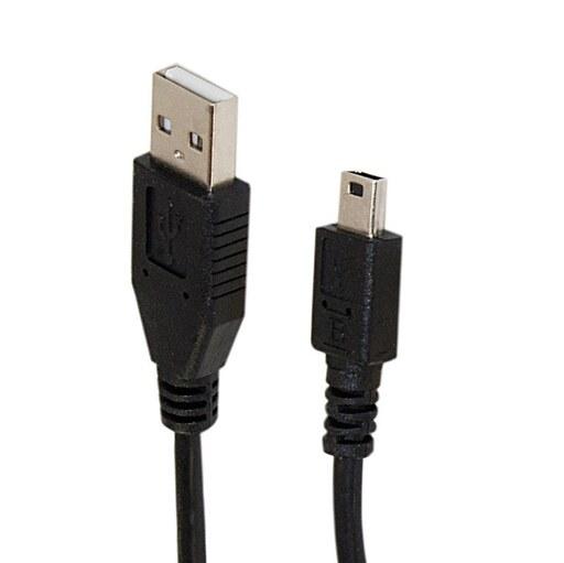 کابل تبدیل miniUSB به USB طول 30 سانتی متر
