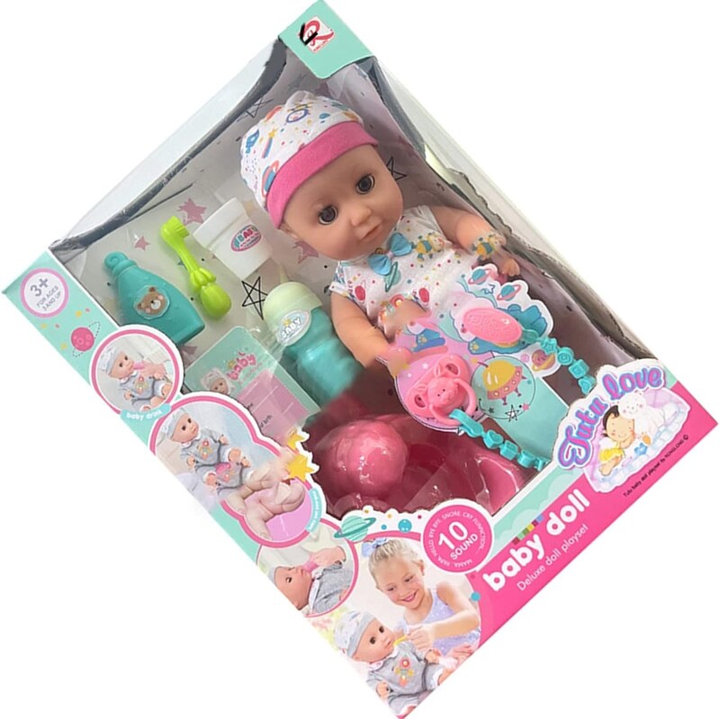 عروسک نوزاد مدل Baby Doll ده کاره با کیفیت
