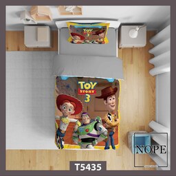 روتختی مدل Toy story تک نفره 5 تکه مناسب تخت سایز 90 سانت