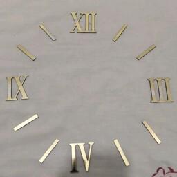 اعداد ساعت یونانی 6سانتی نشانه دار  . اعداد یونانی ساعت 