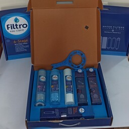 پک 6مرحله ای آنتی باکتریال فیلترو دستگاه تصفیه آب Filtro