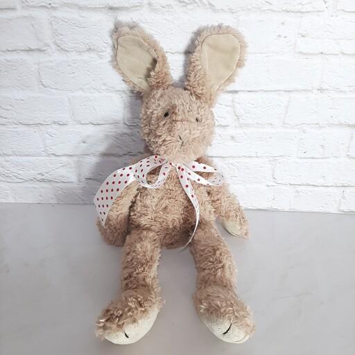 عروسک پولیشی خرگوش جلی کت.پاهای بلند داره و خز نرم ابریشمی. کیفیت عالی،قابل شستشو.داخلش شن داره.