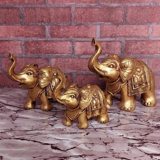 مجسمه فیل سه تایی 