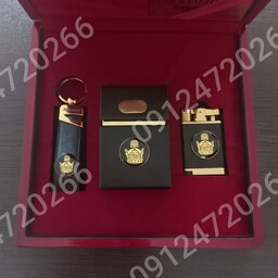ست روکش طلا 24عیار جاسویچی باکس سیگار فندک با نماد اختصاصیی اینستاگرام kadoonlineorg بیش از 3000نمونه حک شده موفق 